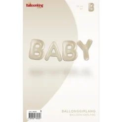 Baby Ballonguirlande Creme
