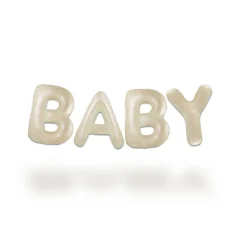 Baby Ballonguirlande Creme