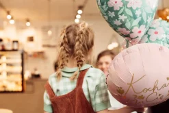 Blomster Hjerte Folieballon