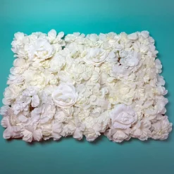 Blomster Panel Hvid