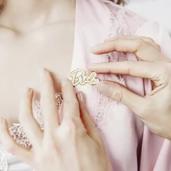 Bride Broche Guld