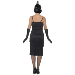 20'er Charleston Flapper Kostume Sort