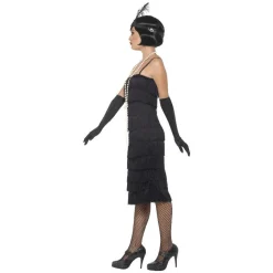 20'er Charleston Flapper Kostume Sort