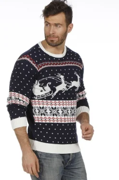Julemandens Kane Julesweater Blå