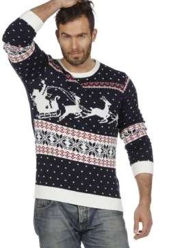Julemandens Kane Julesweater Blå