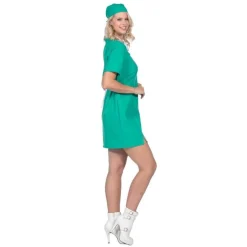 Kirurg Kjole Kostume Grøn