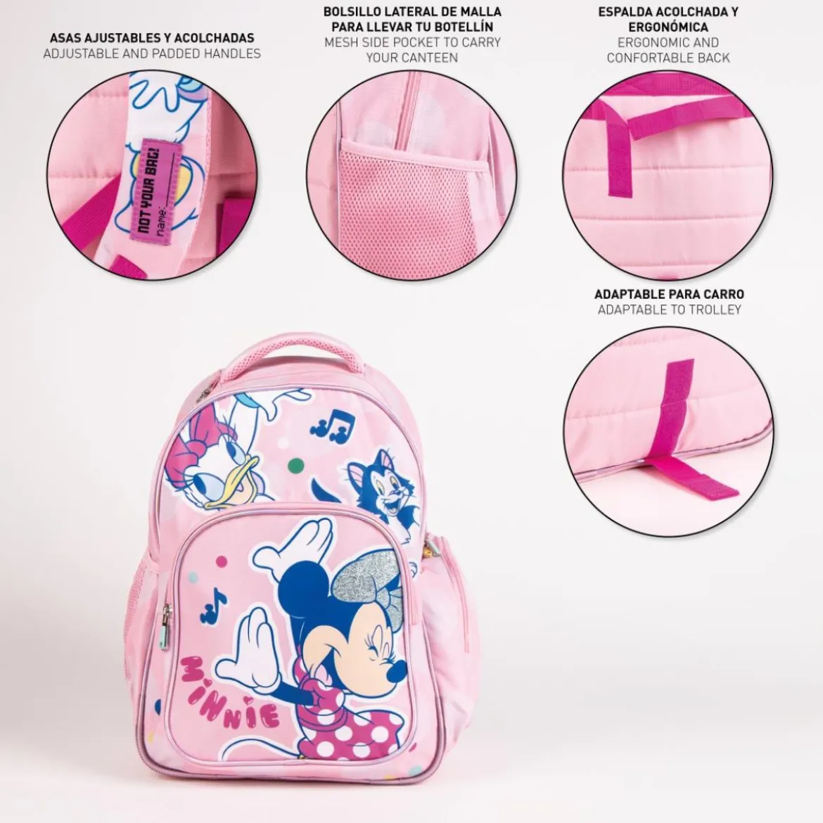 Minnie Mouse® Musik Skoletaske