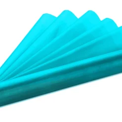 Organza Stofrulle Turkis