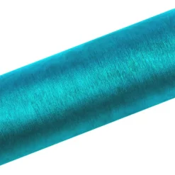 Organza Stofrulle Turkis