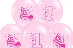 1 Års Balloner Lyserød