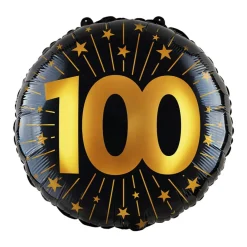 100 Års Golden Celebrations Folieballon