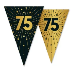 75 Års Golden Celebrations Vimpelguirlande