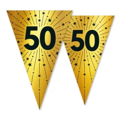 50 Års Guirlande Guld