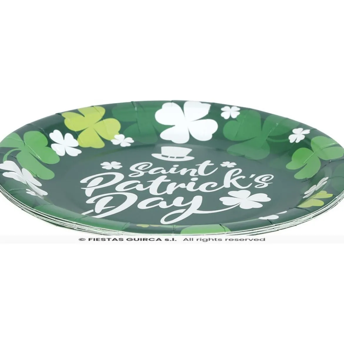 Saint Patrick's Day Paptallerkener