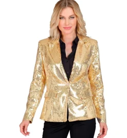 Shiny Pailletjakke Guld