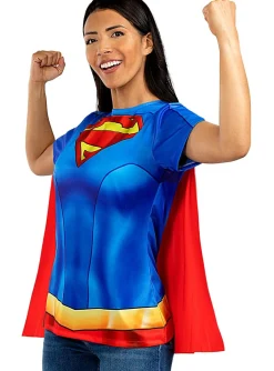 Supergirl® Bluse & Kappe Kostume