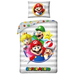 Super Mario® Stribet Sengetøj