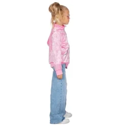 Velour Børnejakke Lyserød