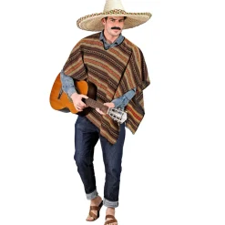 Vendbar Stribet Poncho