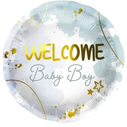 Welcome Baby Boy Folieballon