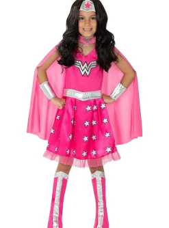 Wonder Woman® Børnekostume Lyserød
